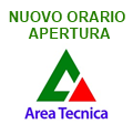 NUOVO ORARIO RICEZIONE AL PUBBLICO AREA TECNICA 